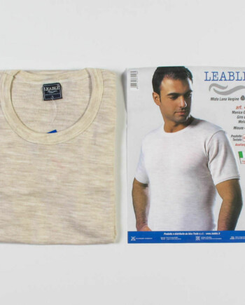 2x Maglie Misto Lana Manica Corta Uomo Leable Art. 416