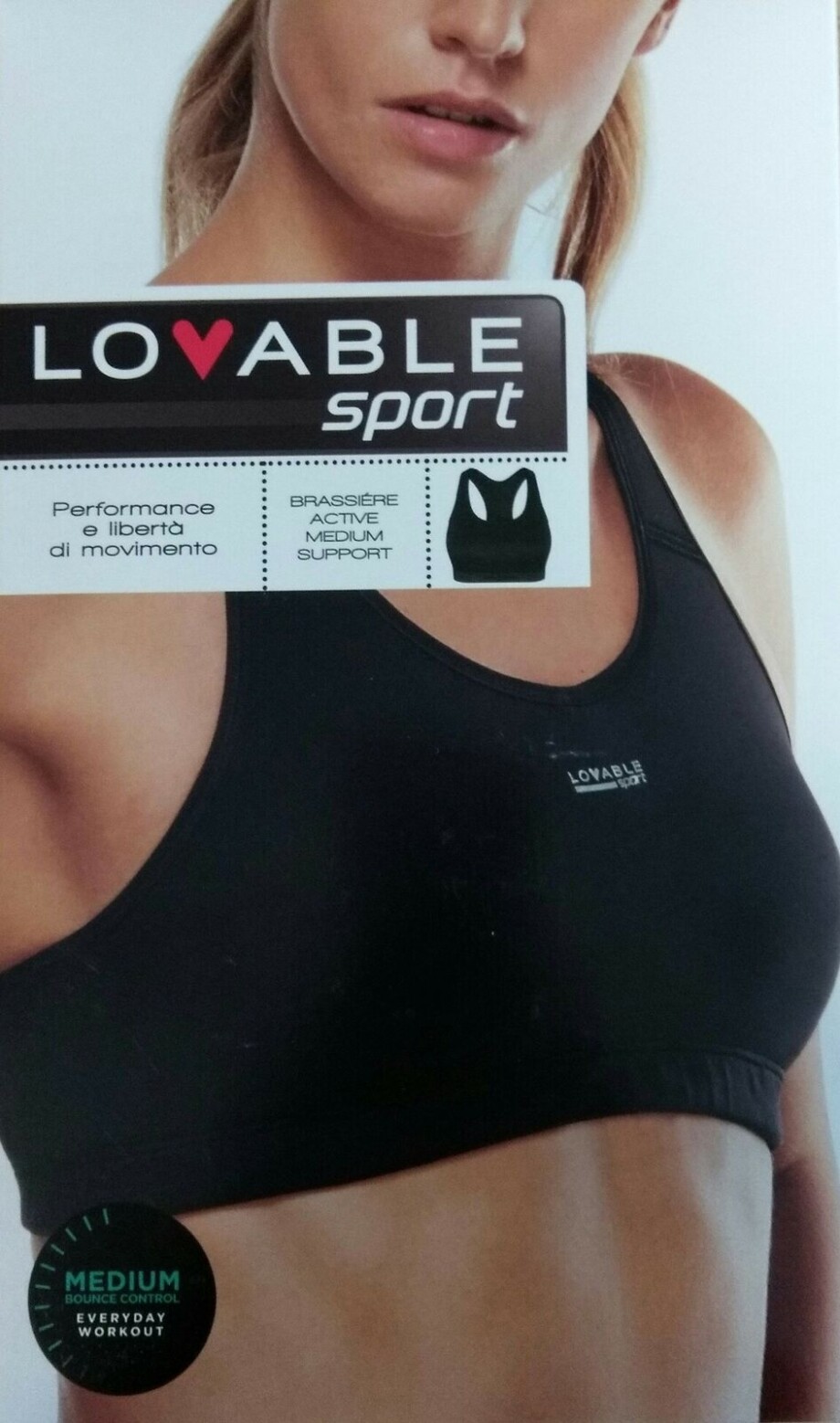 Lovable Reggiseno Sportivo Medium Support Art. L04N0