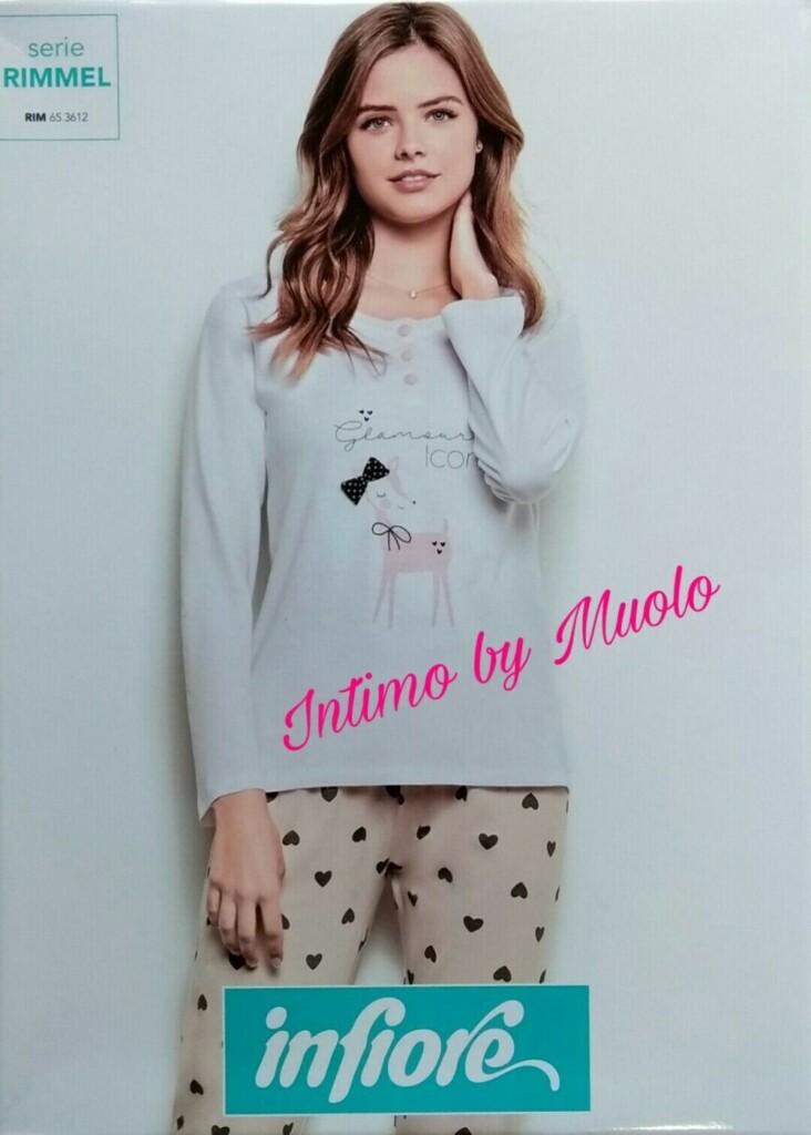 Pigiama Donna Cotone Art. 3612 Rimmel Infiore Intimo by Muolo