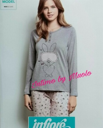 Pigiama Donna Cotone Art. 3692 Model Infiore