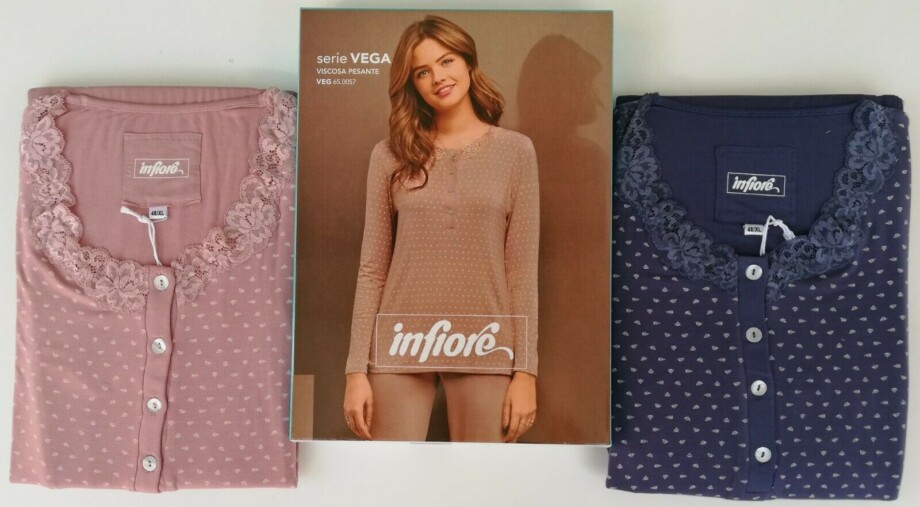 Pigiama Donna Infiore Viscosa Pesante Art. 0057