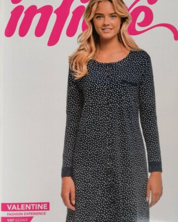 Camicia Da Notte Aperta Infiore Valentine Art. VAT0465