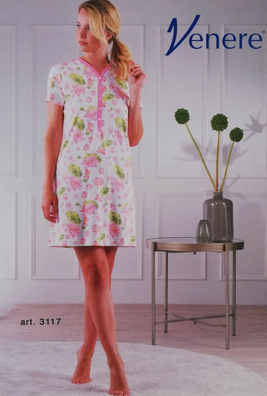Camicia Da Notte Cotone Venere Art. 3117