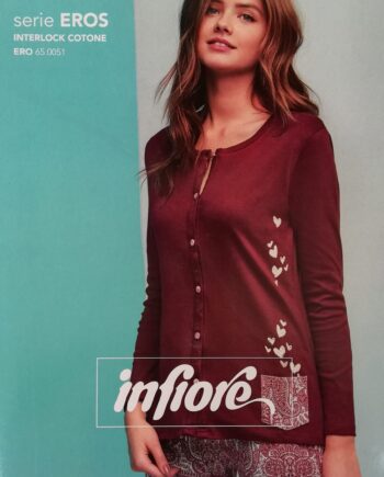 Pigiama Aperto Infiore Cotone Interlock Art. Eros 0051