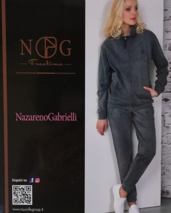 Tuta Donna Calibrata Zip Felpa Nazareno Gabrielli Art. SD909EX