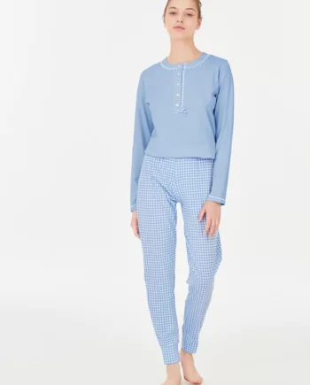 Pigiama Donna Cotone Jersey Ragno Art. DC40N1