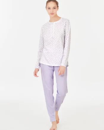Pigiama Donna Cotone Jersey Ragno Art. DC42N1