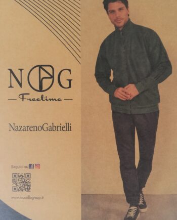 Tuta Uomo Zip Felpata Calibrata Nazareno Gabrielli Art. SU2012EX