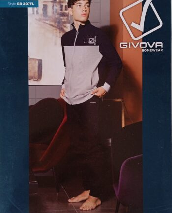 Tuta Zip Ragazzo Caldo Cotone Givova Art. GB307FL