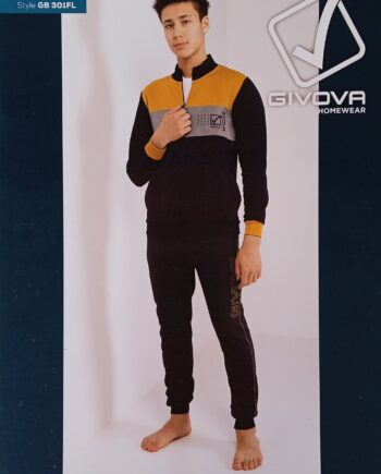 Tuta Zip Ragazzo Caldo Cotone Givova Art. GB301FL