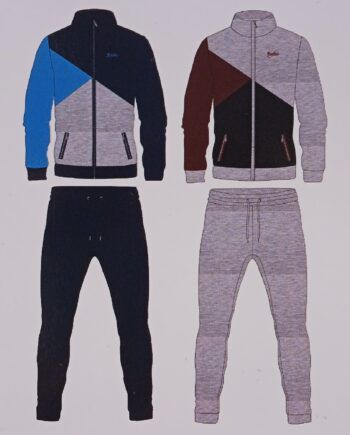 Tuta Uomo Felpa Zip Wear One Art. M01