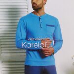 Pigiama Uomo Cotone Karelpiù Art. SE 6526 PLU