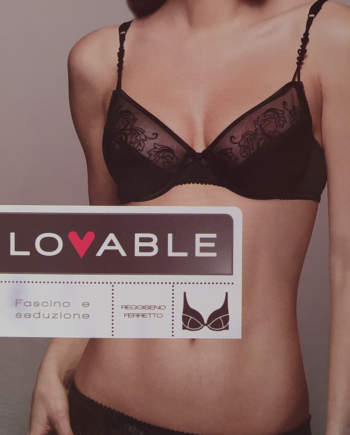 Completo Lovable Reggiseno + Slip Pizzo Gothic Art. L01LH