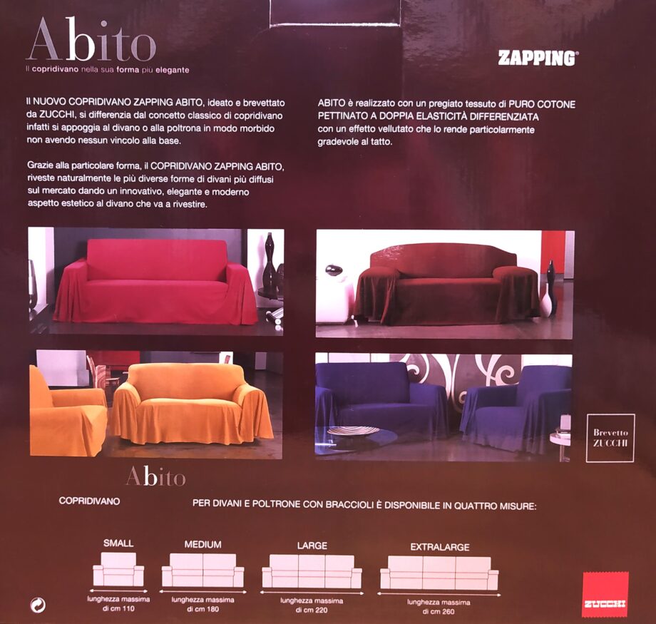 Copripoltrona Small Cotone Zucchi 
